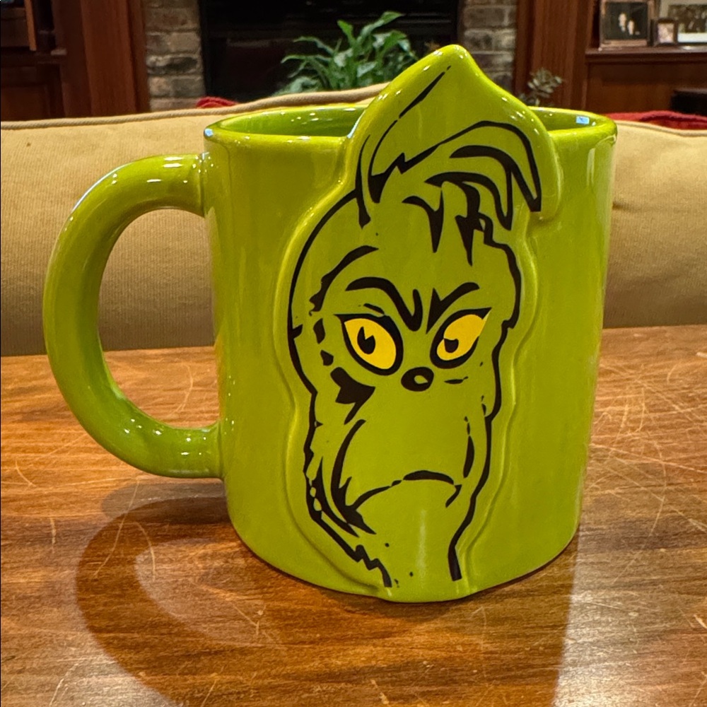 NWOT Dr. Seuss This Is My Resting Grinch Face Green 2019 Christmas Holiday